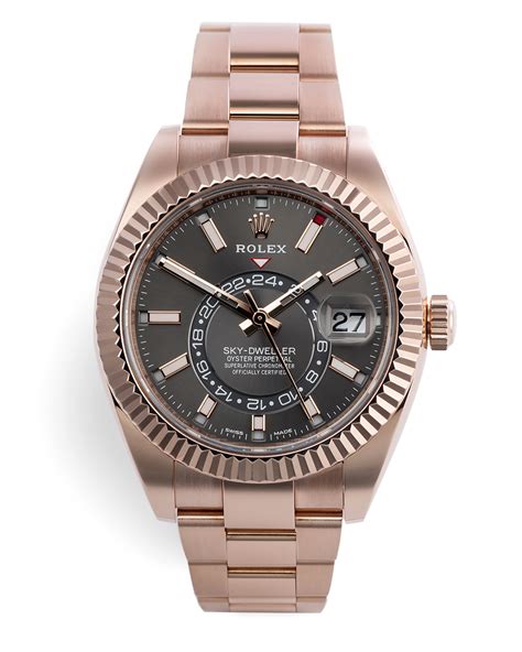 rolex sky dweller everose gold reviews|rolex datejust everose gold price.